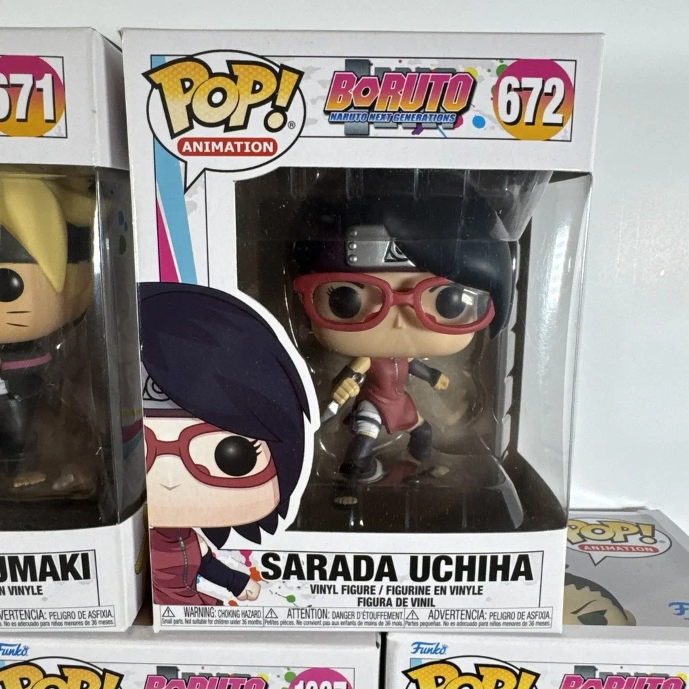 Funko Pop! Boruto Naruto Next Generations Lot 671 672 1036 1037 1039 Figures